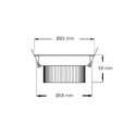 Foco Downlight LED COB Direccionable Circular 7W Blanco