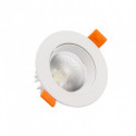 Foco Downlight LED COB Direccionable Circular 12W Blanco